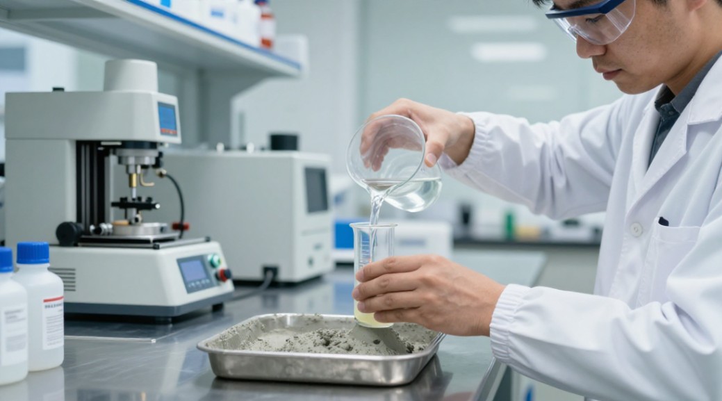 Thorough lab testing is critical for verifying the performance of early-strength admixtures.